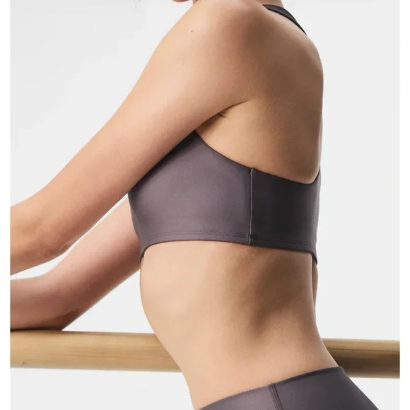 Alo Airlift Advantage Racerback Bra NWT Raisinette - Picture 5 of 5